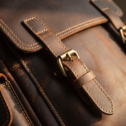 Castagno leather detail
