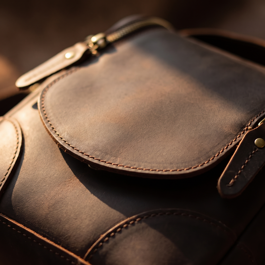 Lucera leather detail
