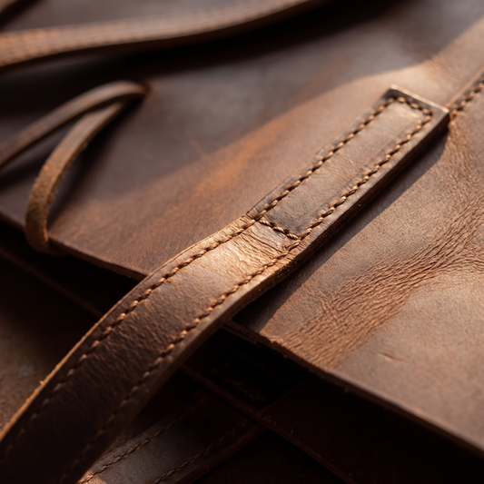Mercato leather detail