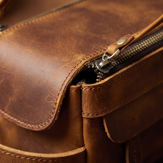 Sorano leather detail
