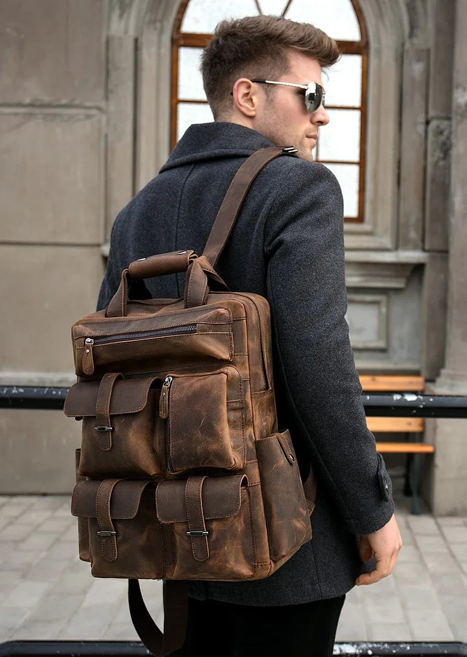The Orvieto – Full Grain Leather Backpack | Verrone