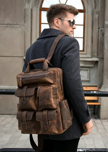 The Orvieto – Full Grain Leather Backpack | Verrone