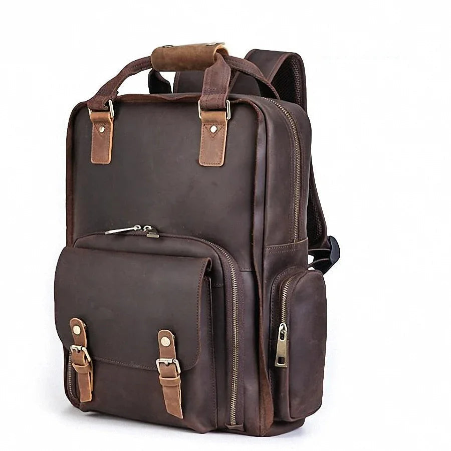 The Fermo – Leather Camera Backpack | Verrone