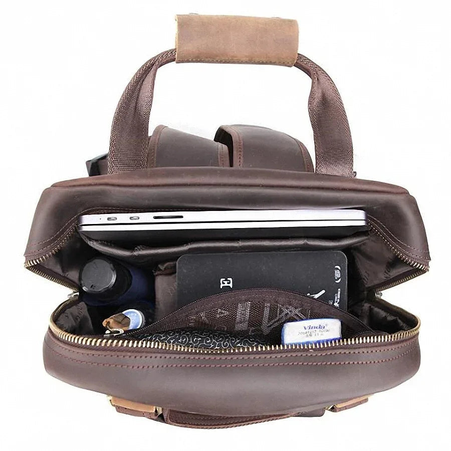 The Fermo – Leather Camera Backpack | Verrone