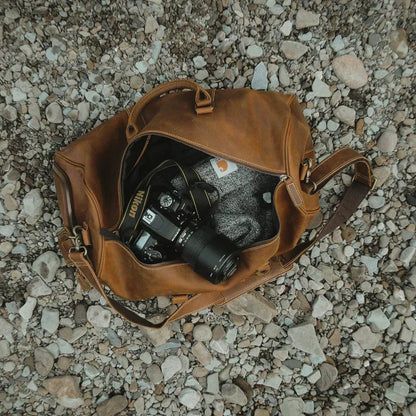 The Domani – Large Leather Duffle | Verrone