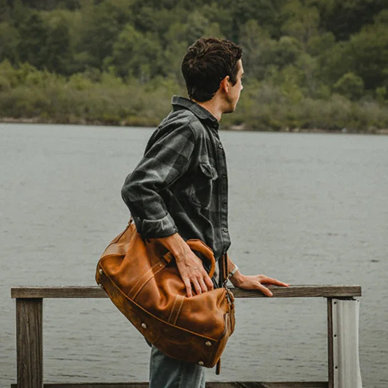 The Domani – Large Leather Duffle | Verrone