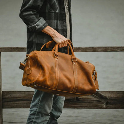 The Domani – Large Leather Duffle | Verrone