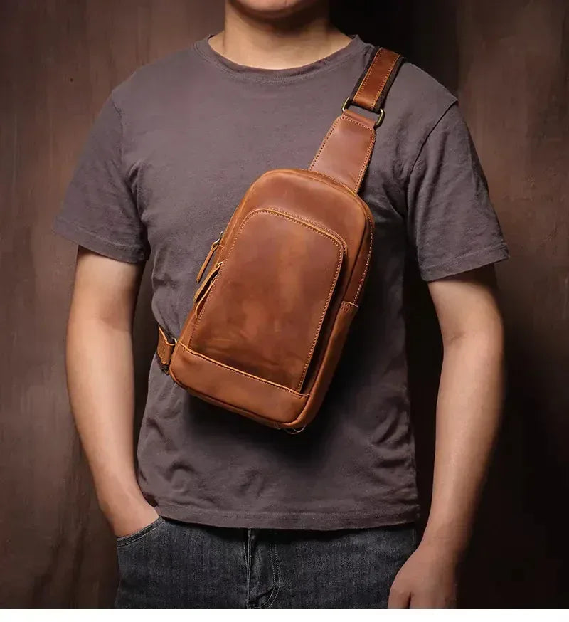 The Piccolo – Leather Sling Bag | Verrone