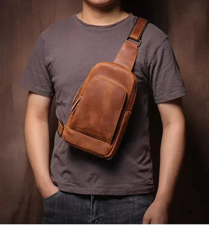 The Piccolo – Leather Sling Bag | Verrone