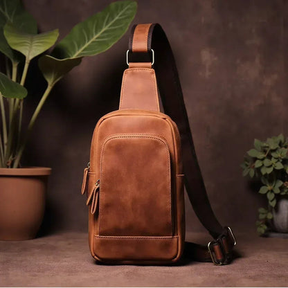 The Piccolo – Leather Sling Bag | Verrone