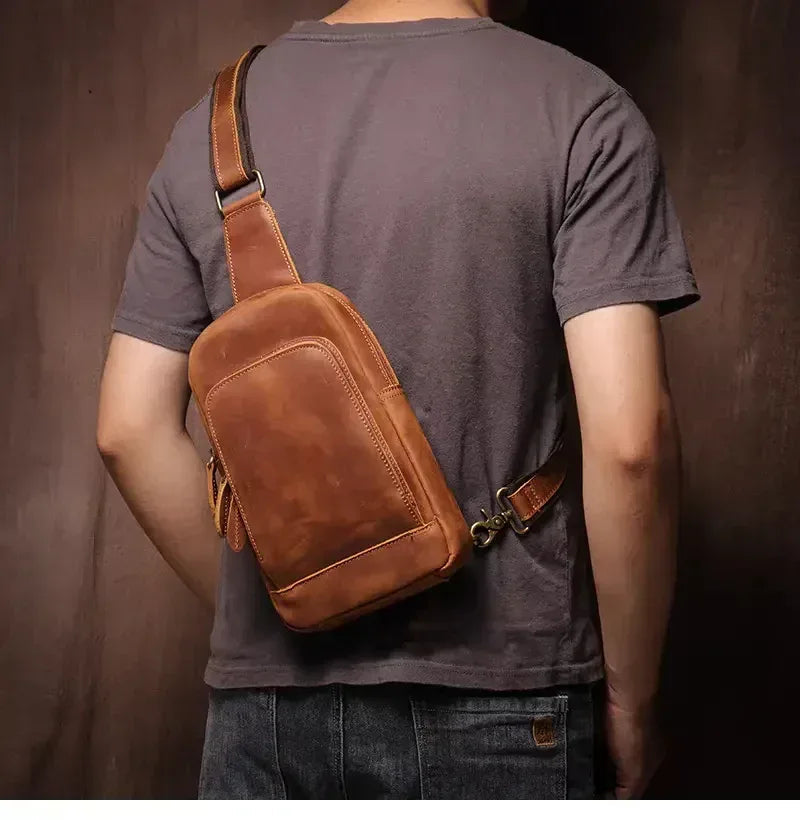 The Piccolo – Leather Sling Bag | Verrone