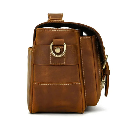 The Vistano – Leather Camera Crossbody | Verrone