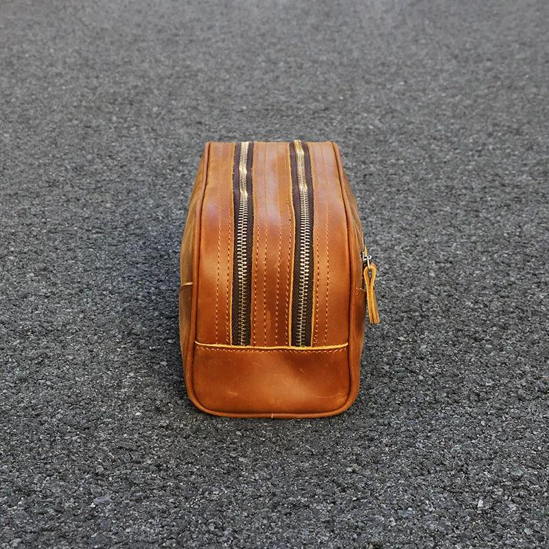 The Peregrino – Leather Travel Toiletry Bag | Verrone