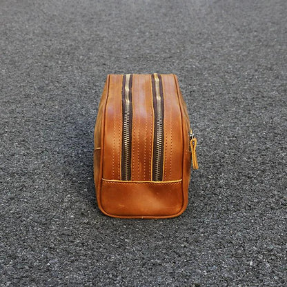 The Peregrino – Leather Travel Toiletry Bag | Verrone