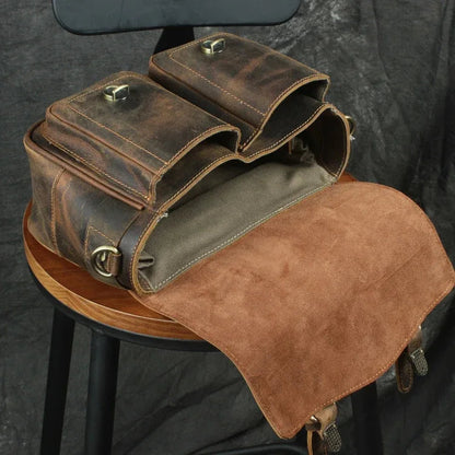 The Vistano – Leather Camera Crossbody | Verrone