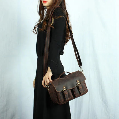 The Vistano – Leather Camera Crossbody | Verrone