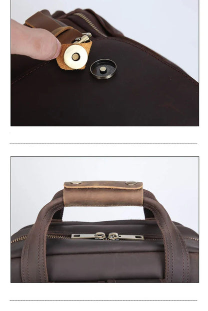 The Fermo – Leather Camera Backpack | Verrone