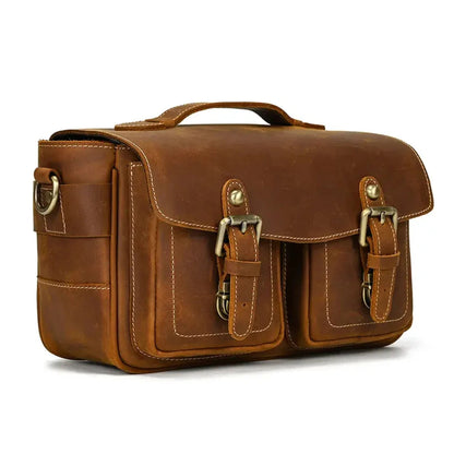 The Vistano – Leather Camera Crossbody | Verrone