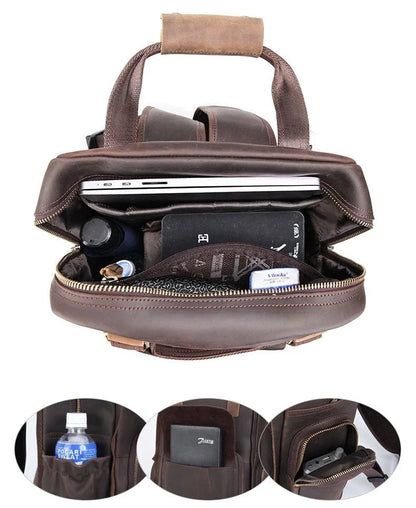 The Fermo – Leather Camera Backpack | Verrone