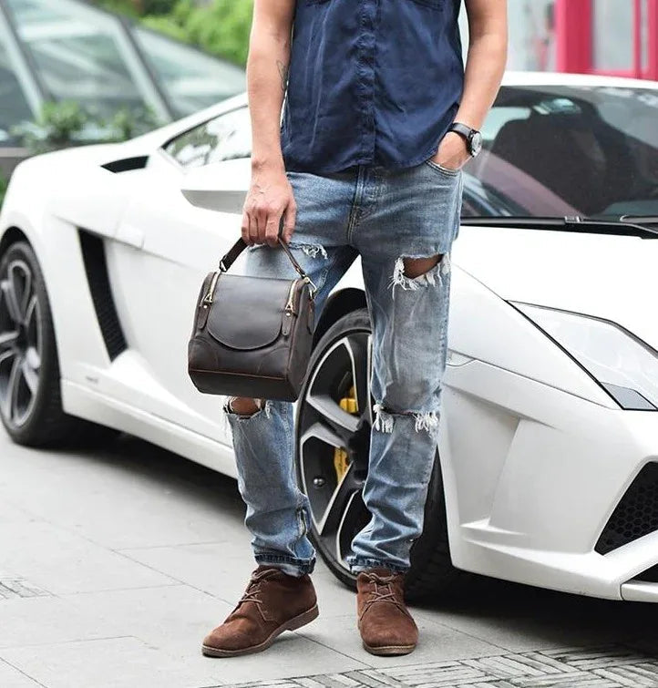The Lucera – Small Leather Camera Bag | Verrone