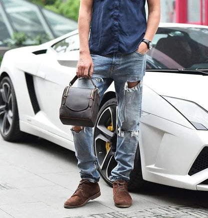 The Lucera – Small Leather Camera Bag | Verrone