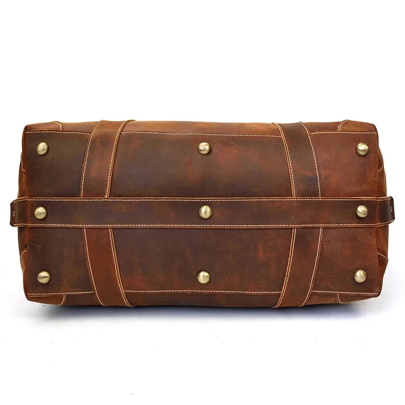 The Fiuggi – Vintage Leather Weekender | Verrone