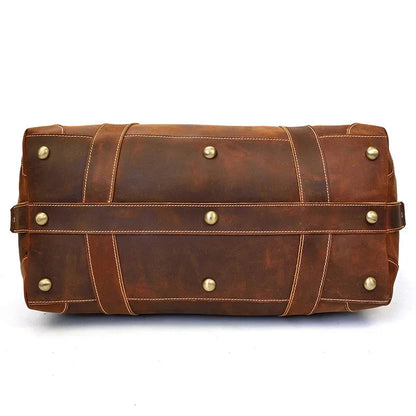 The Fiuggi – Vintage Leather Weekender | Verrone
