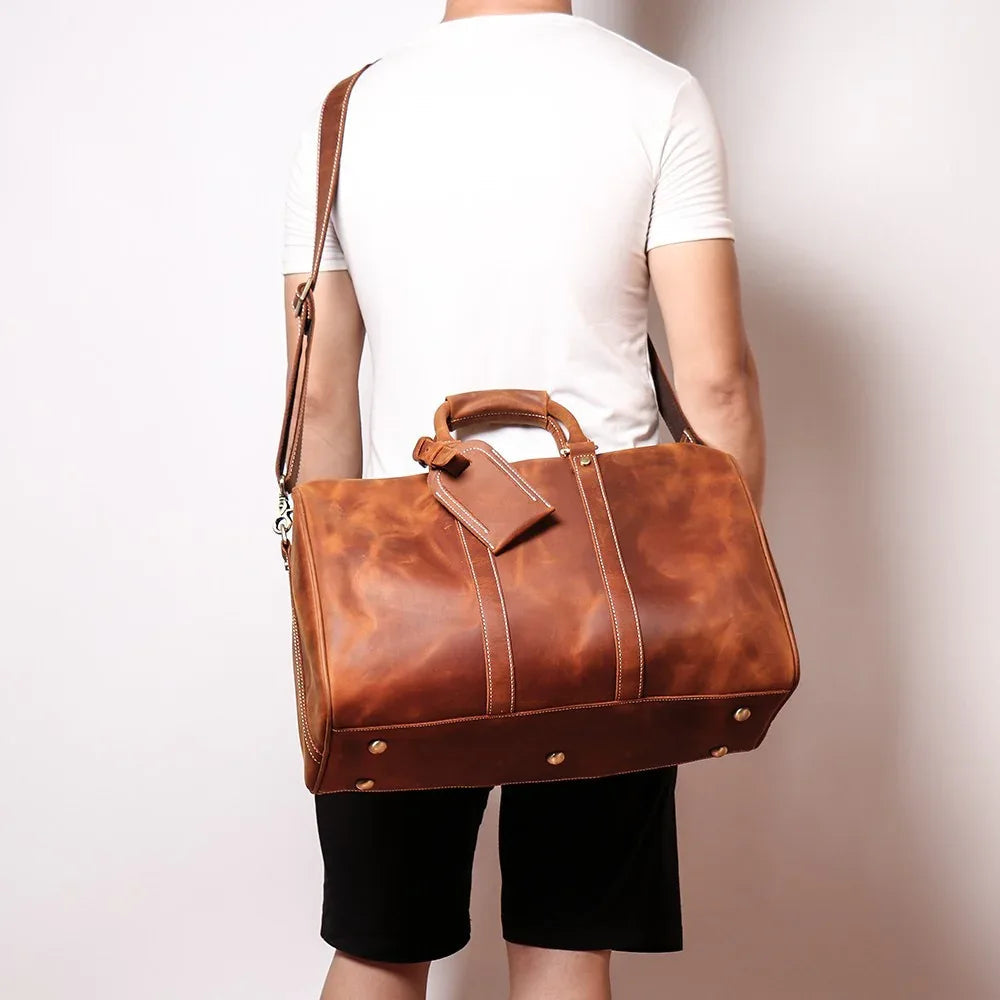The Sestri – Small Leather Duffle | Verrone