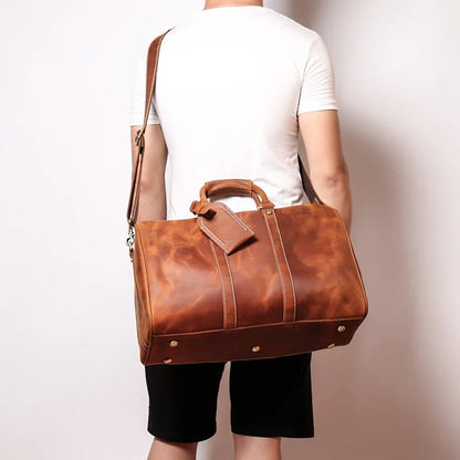 The Sestri – Small Leather Duffle | Verrone