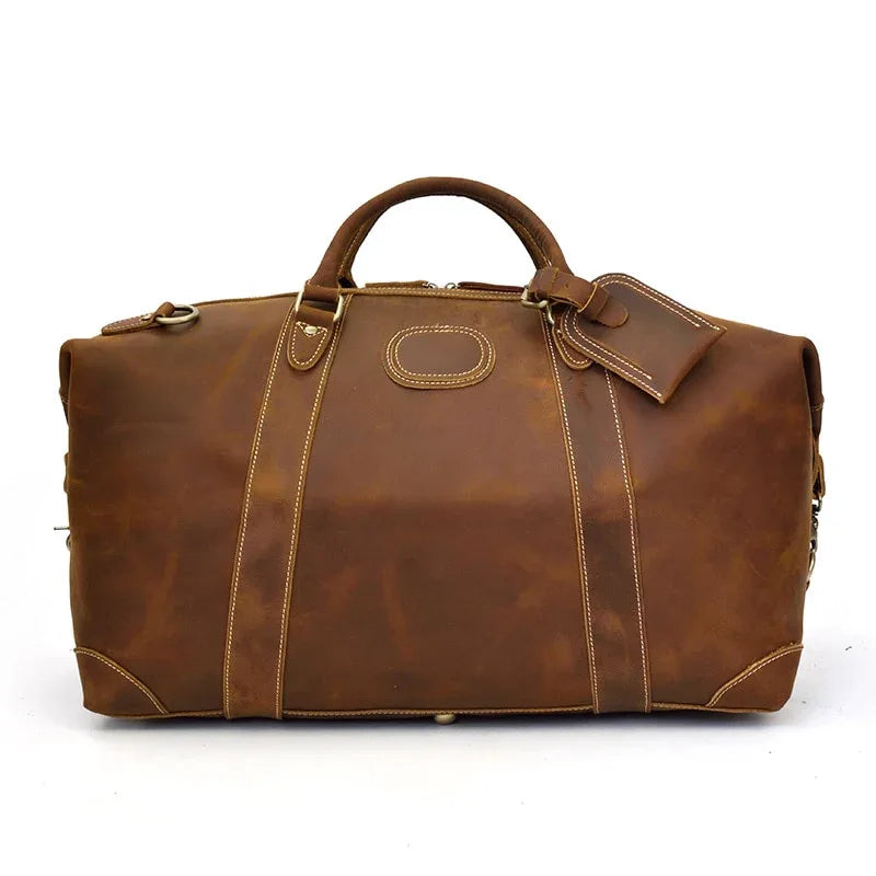 The Fiuggi – Vintage Leather Weekender | Verrone