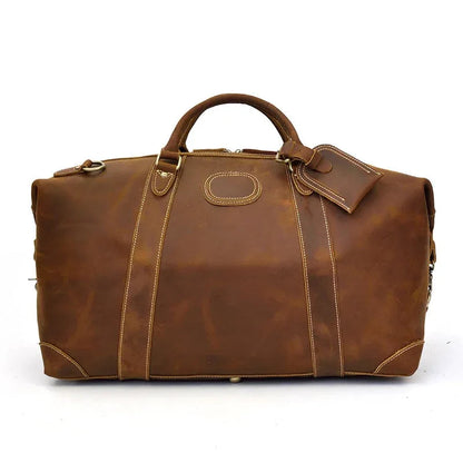 The Fiuggi – Vintage Leather Weekender | Verrone
