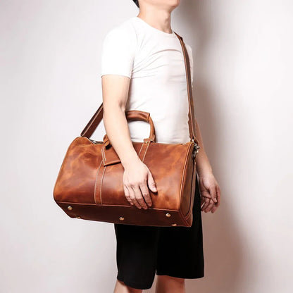 The Sestri – Small Leather Duffle | Verrone