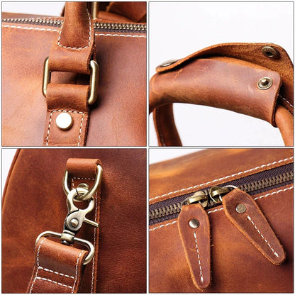 The Sestri – Small Leather Duffle | Verrone