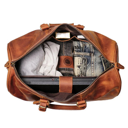 The Sestri – Small Leather Duffle | Verrone