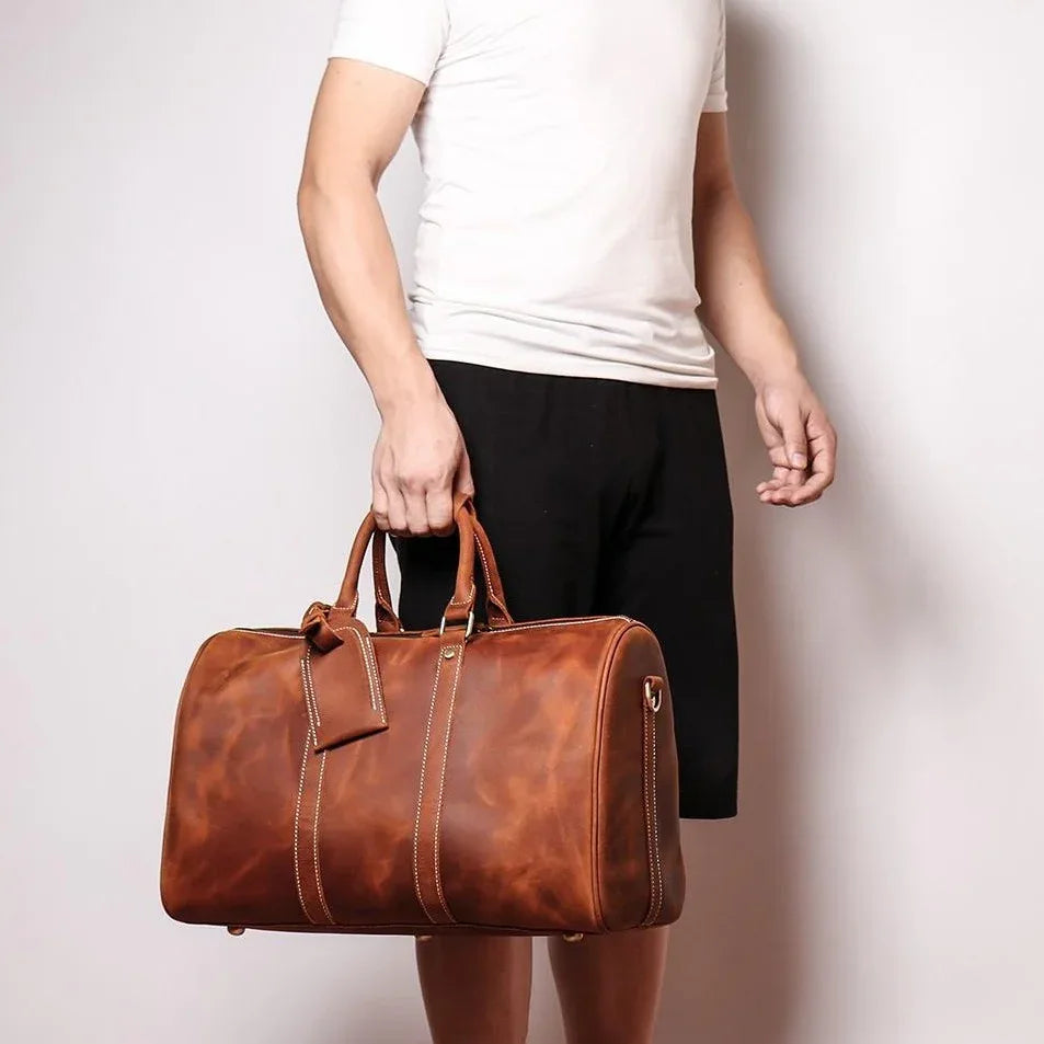 The Sestri – Small Leather Duffle | Verrone