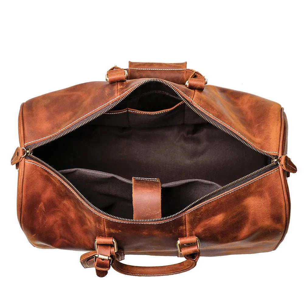 The Sestri – Small Leather Duffle | Verrone