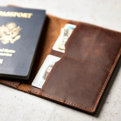 The Passaggio – Leather Passport Cover | Verrone