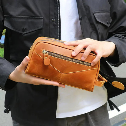 The Peregrino – Leather Travel Toiletry Bag | Verrone