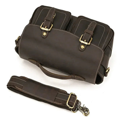 The Vistano – Leather Camera Crossbody | Verrone