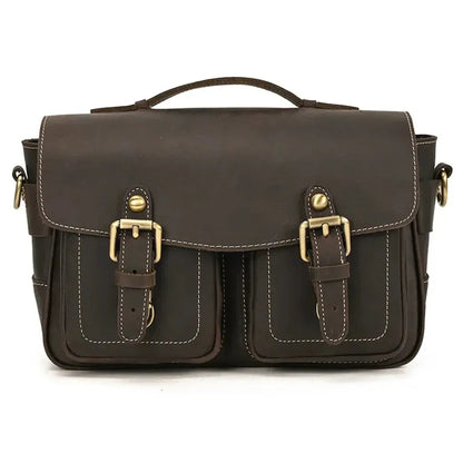 The Vistano – Leather Camera Crossbody | Verrone