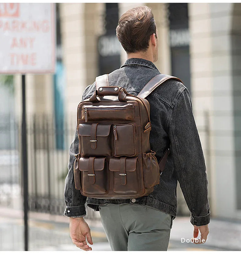The Orvieto – Full Grain Leather Backpack | Verrone