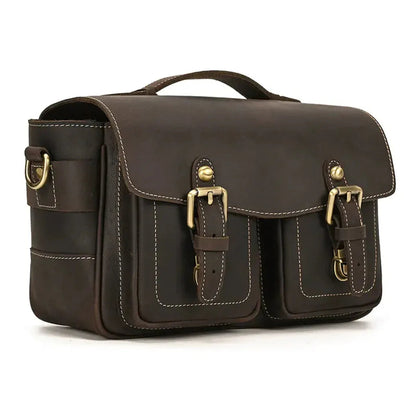 The Vistano – Leather Camera Crossbody | Verrone