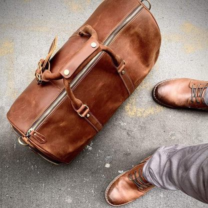 The Domani – Large Leather Duffle | Verrone