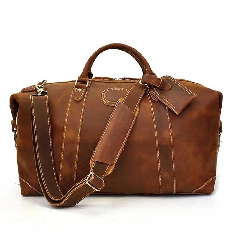 The Fiuggi – Vintage Leather Weekender | Verrone