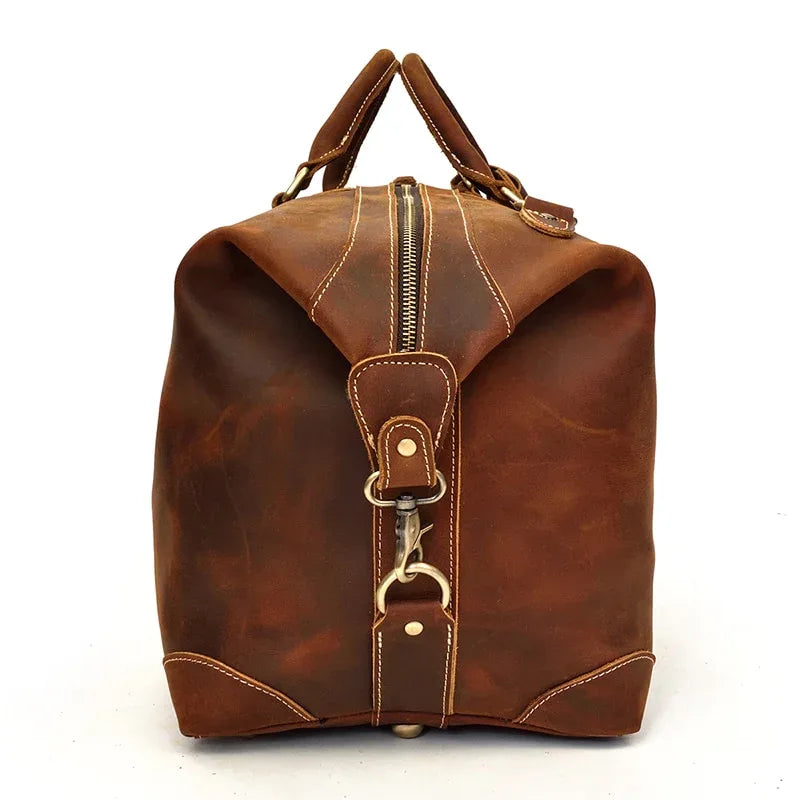 The Fiuggi – Vintage Leather Weekender | Verrone