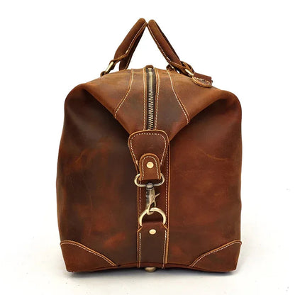 The Fiuggi – Vintage Leather Weekender | Verrone