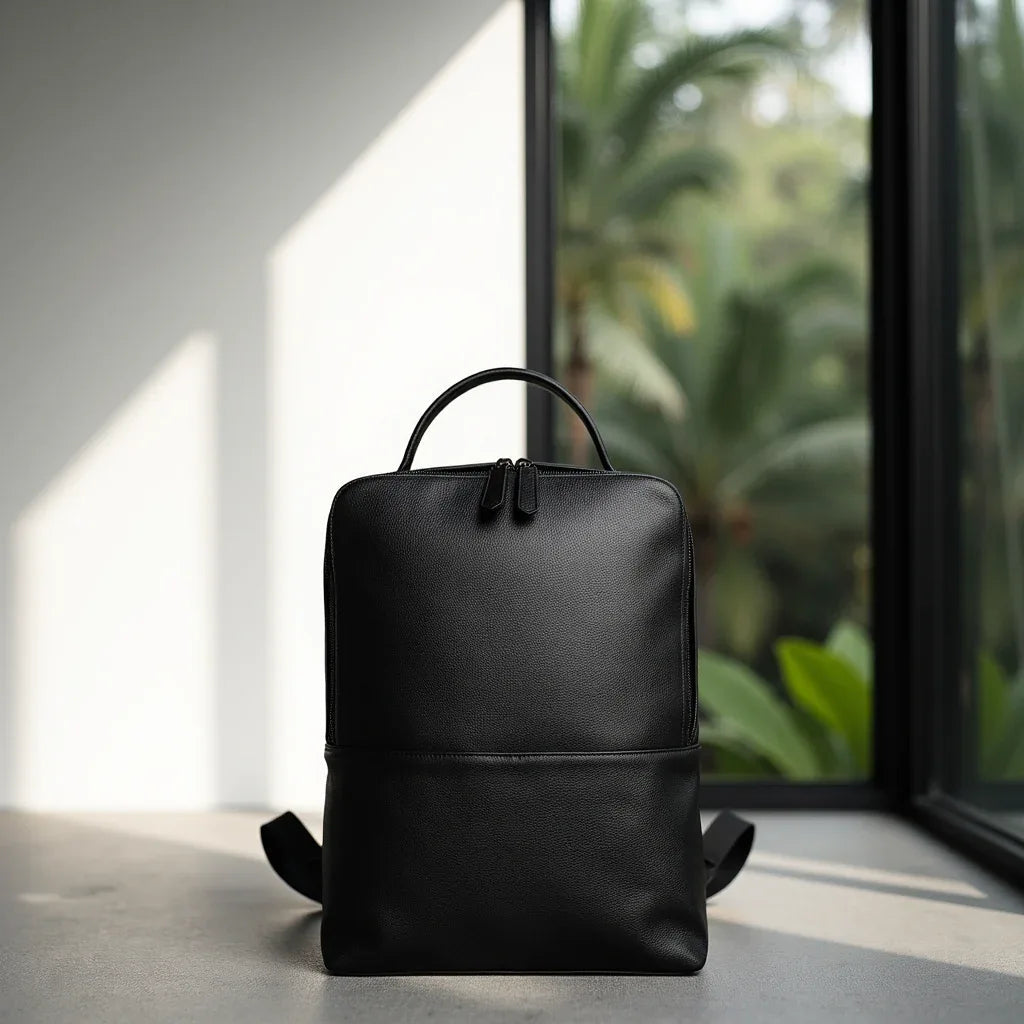 The Corsini – Pebbled Leather Backpack | Verrone