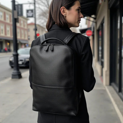 The Corsini – Pebbled Leather Backpack | Verrone