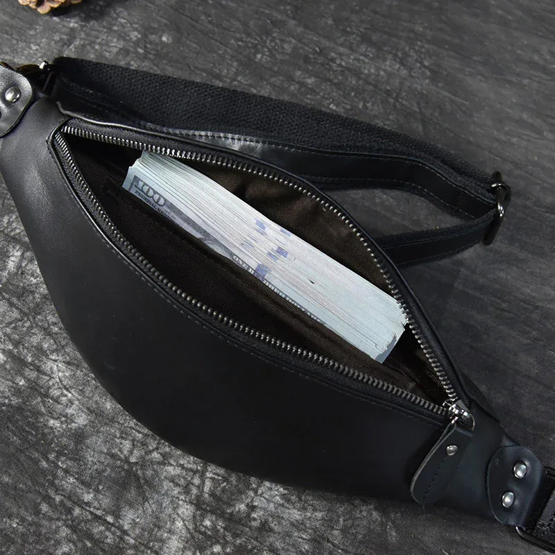 The Cinta – Smooth Leather Waist Bag | Verrone