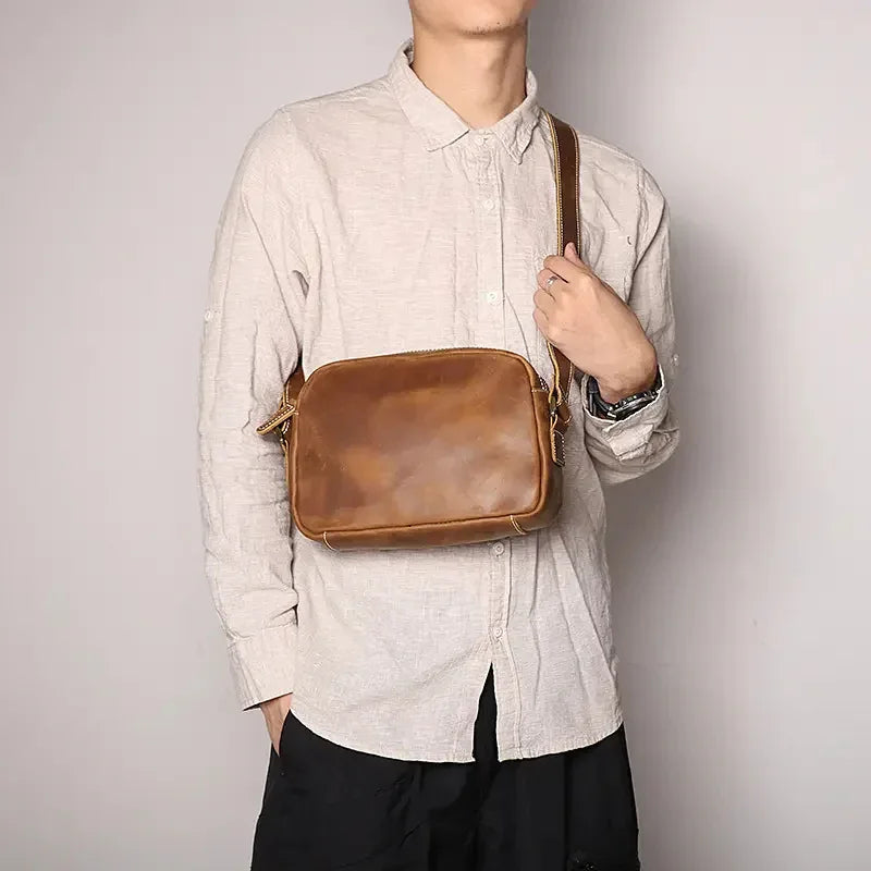 The Vespucci – Leather Crossbody Sling | Verrone
